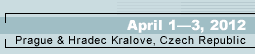 April 13, 2012, Prague & Hradec Kralove, Czech Republic