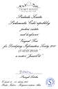 Facsimile of Letter from Premysl Sobotka (JPG, 27 KB)